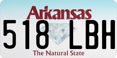 AR license plate 518LBH