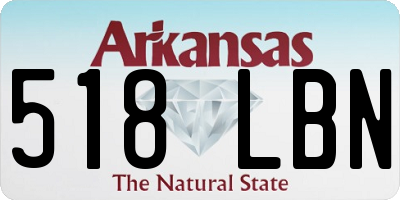 AR license plate 518LBN