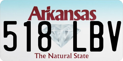 AR license plate 518LBV