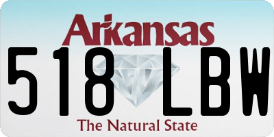 AR license plate 518LBW