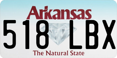 AR license plate 518LBX