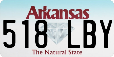 AR license plate 518LBY