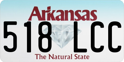 AR license plate 518LCC