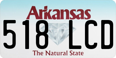 AR license plate 518LCD