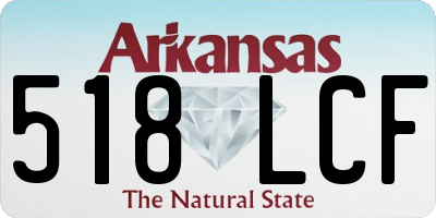 AR license plate 518LCF