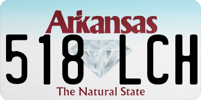 AR license plate 518LCH