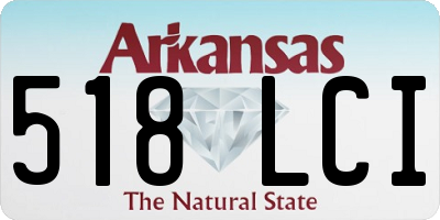AR license plate 518LCI