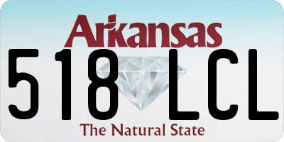 AR license plate 518LCL