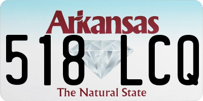 AR license plate 518LCQ