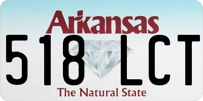AR license plate 518LCT