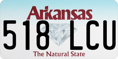 AR license plate 518LCU