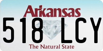 AR license plate 518LCY