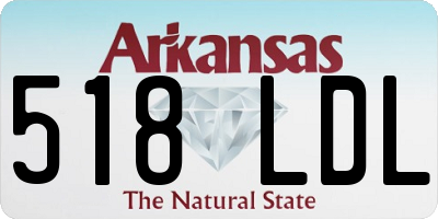 AR license plate 518LDL