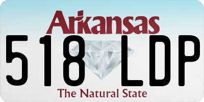 AR license plate 518LDP