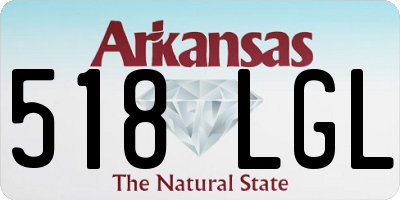 AR license plate 518LGL