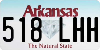 AR license plate 518LHH