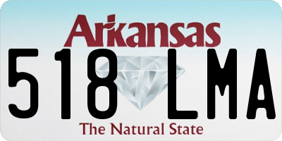 AR license plate 518LMA