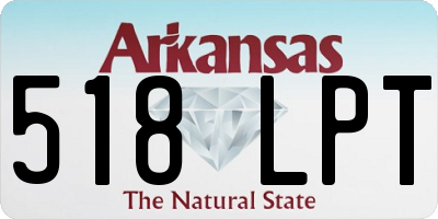 AR license plate 518LPT