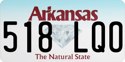 AR license plate 518LQO