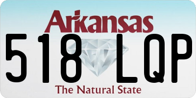 AR license plate 518LQP