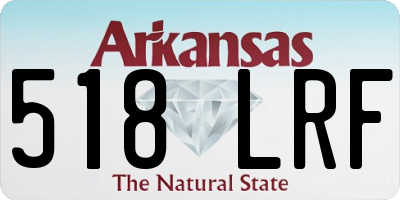 AR license plate 518LRF