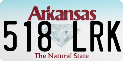 AR license plate 518LRK