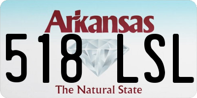 AR license plate 518LSL