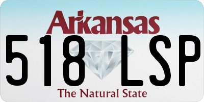 AR license plate 518LSP