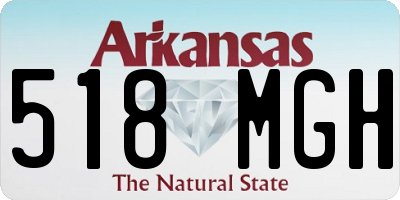 AR license plate 518MGH