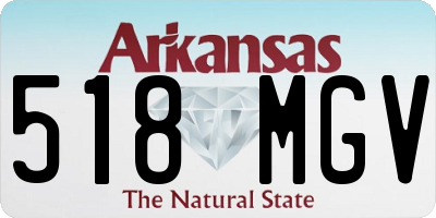 AR license plate 518MGV
