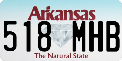 AR license plate 518MHB