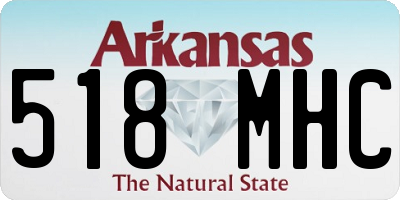 AR license plate 518MHC