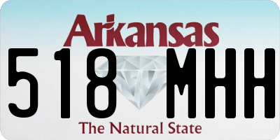 AR license plate 518MHH