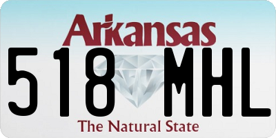 AR license plate 518MHL