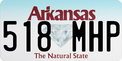 AR license plate 518MHP