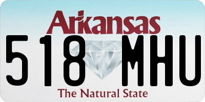 AR license plate 518MHU