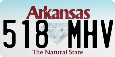 AR license plate 518MHV