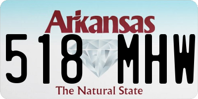 AR license plate 518MHW