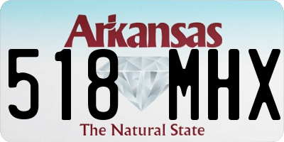 AR license plate 518MHX