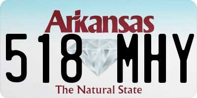 AR license plate 518MHY