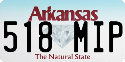 AR license plate 518MIP