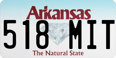AR license plate 518MIT