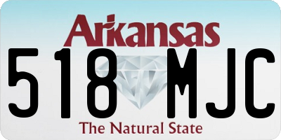 AR license plate 518MJC