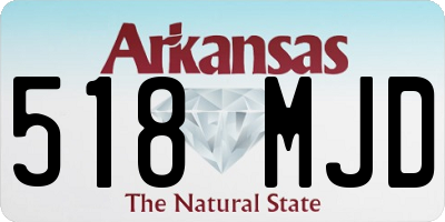 AR license plate 518MJD