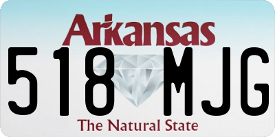 AR license plate 518MJG