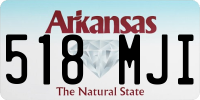 AR license plate 518MJI