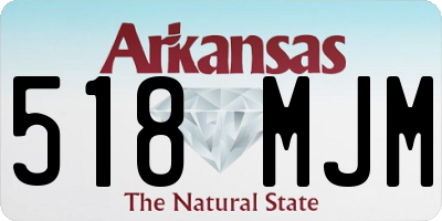 AR license plate 518MJM