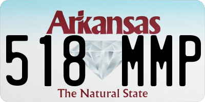 AR license plate 518MMP