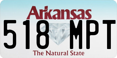 AR license plate 518MPT