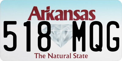 AR license plate 518MQG